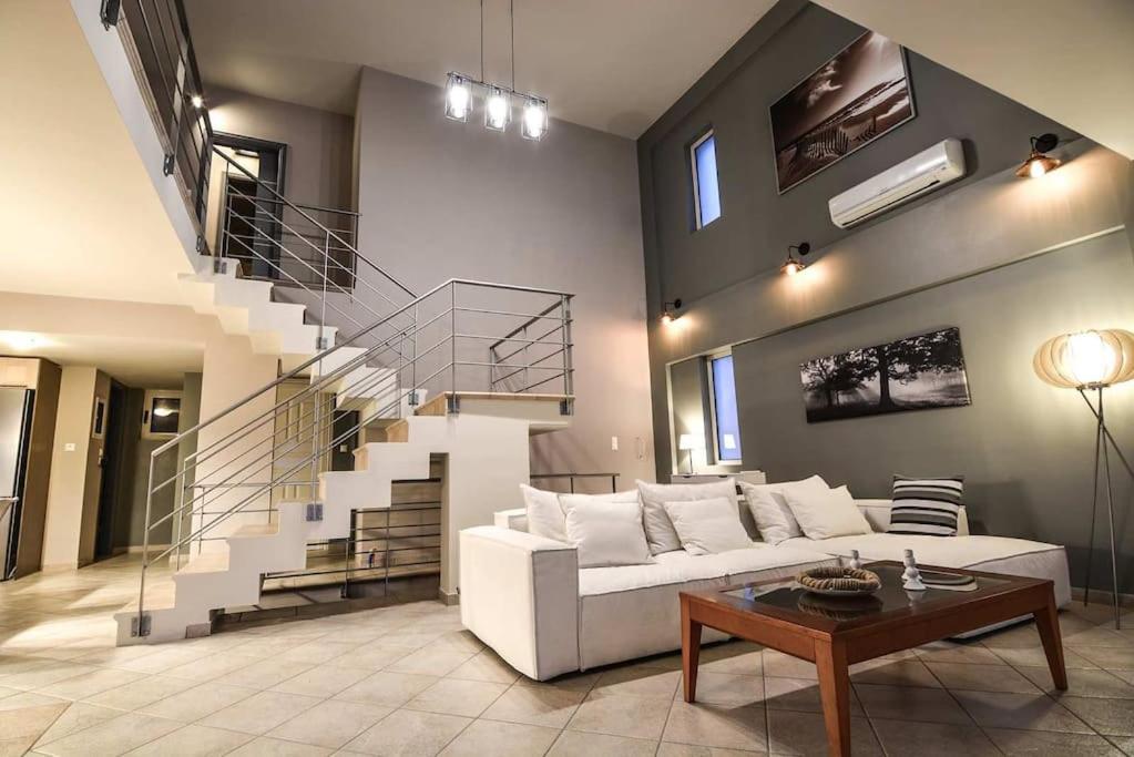 Aigli Luxurious Villa Kato Pitsa Экстерьер фото