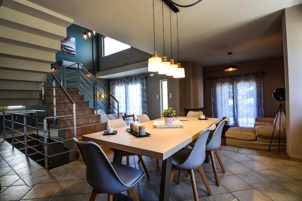 Aigli Luxurious Villa Kato Pitsa Экстерьер фото
