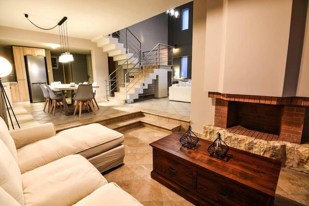 Aigli Luxurious Villa Kato Pitsa Экстерьер фото